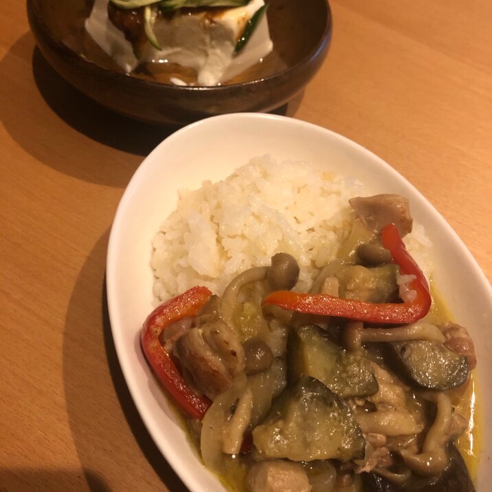 野菜たくさん！グリーンカレー